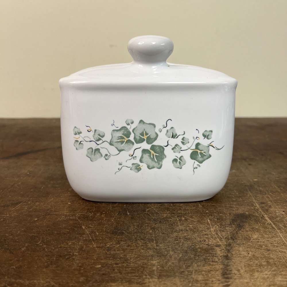 Vintage Corelle Green Ivy Napkin Holder - Jay Imports